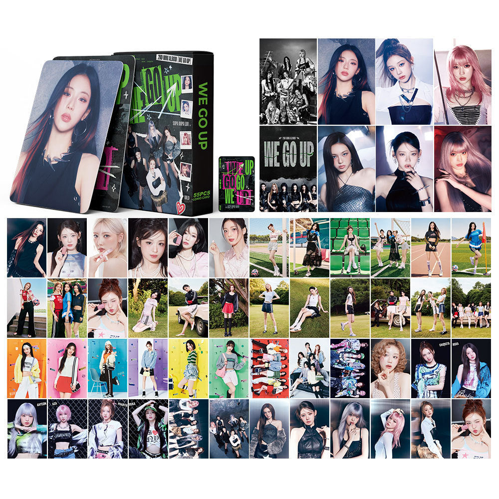 55pcs KPOP WE GO UP LOMO Photocards