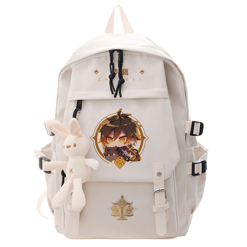 Casual Game Graphic Print Backpack