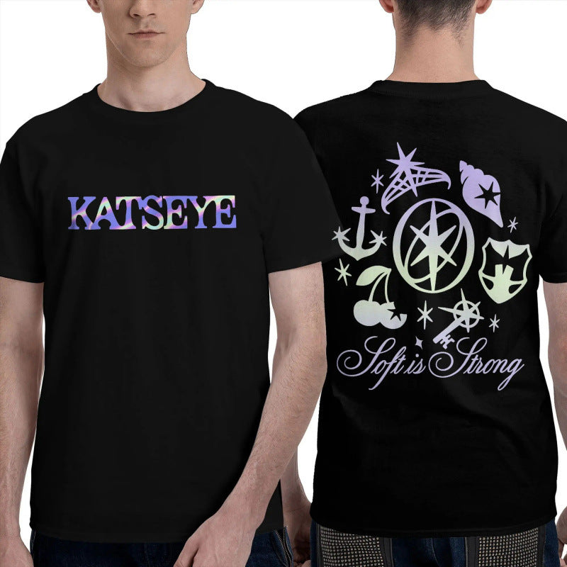 Casual Kpop Katseye Gabriela Logo T-Shirt