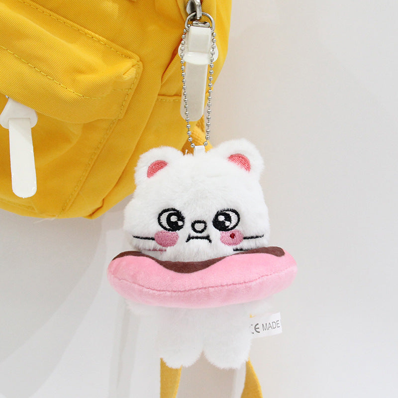 Creative KPOP Cartoon Donut Plush Toy Pendant