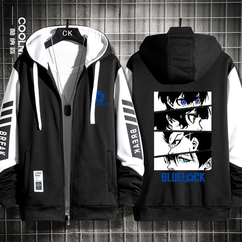 Unisex Anime Nagi Zipper Cardigan Hoodie