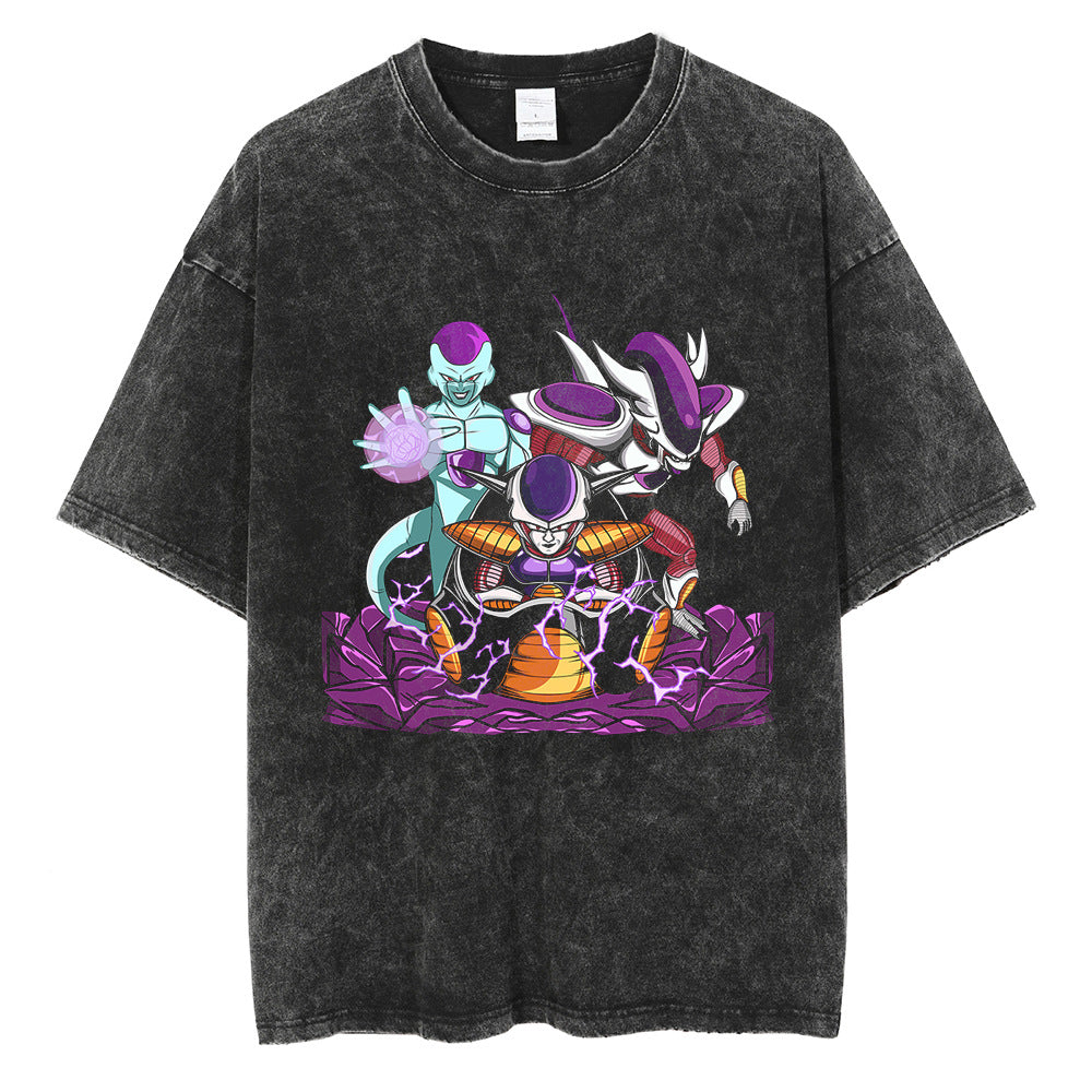 Casual Vintage Anime Cotton Loose T-shirt