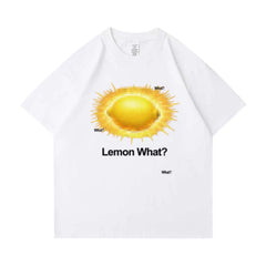 H2H Lemon Tang Cotton Short-sleeved T-shirt