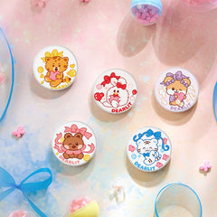DEARLIT Badge Mirror Keychain Accessories