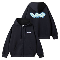 NCT WISH Printed Zipper Hoodie Top