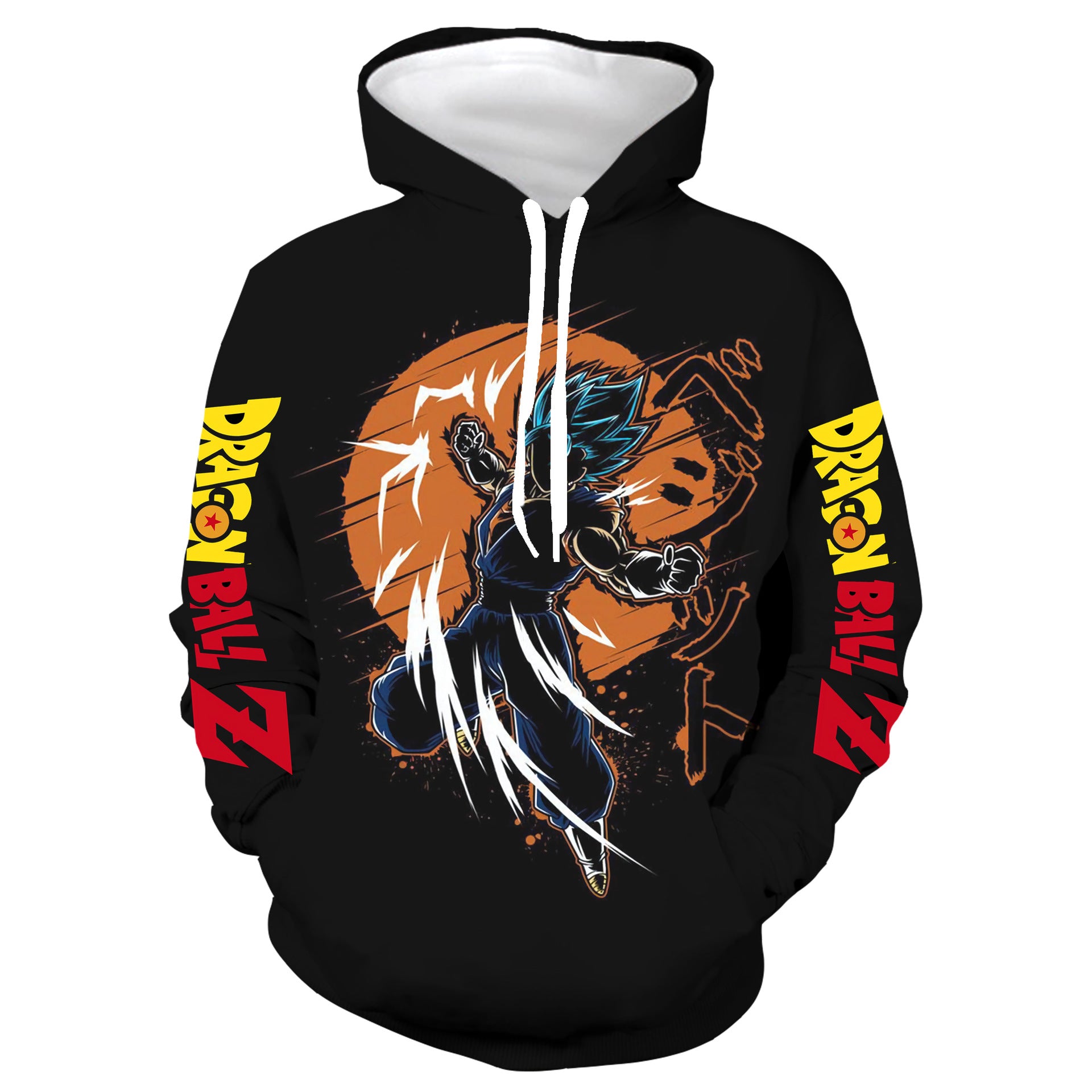 Men's Anime All Over 3D Print Loose Hoodie