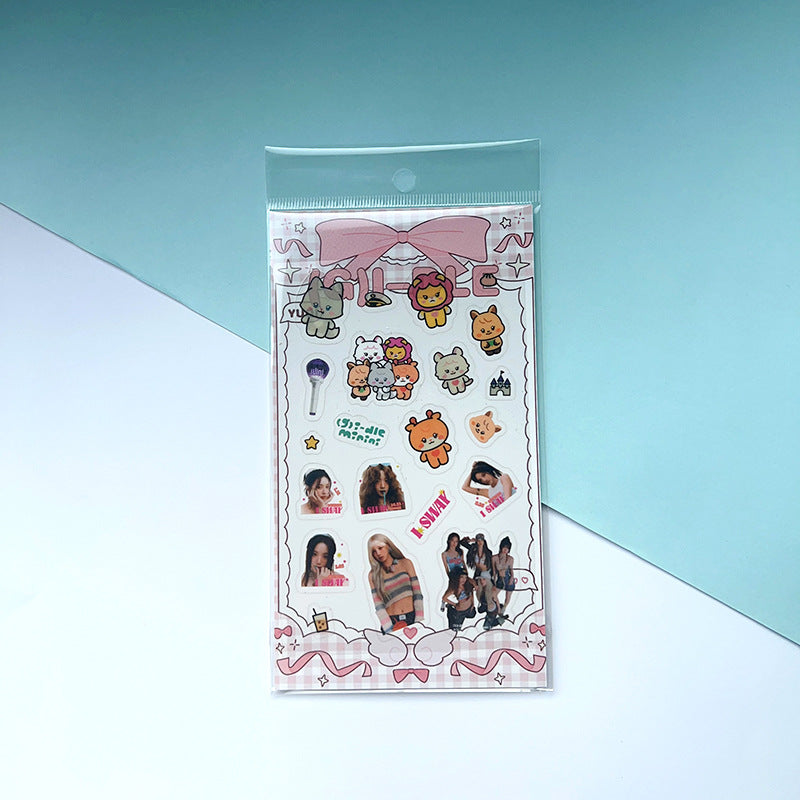 KPOP Creative Luggage Stickers 2pcs