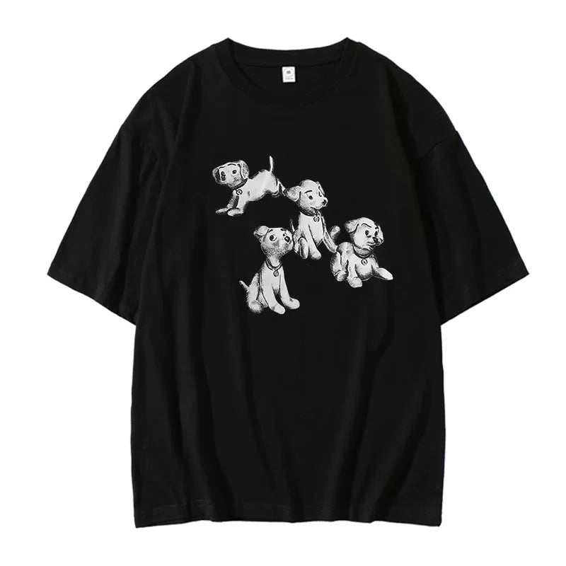Haechan Jaemin Same Cotton Printed T-shirt