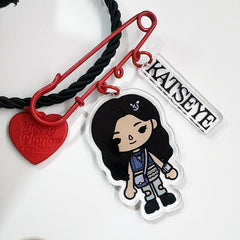 Daniela Lara Megan Acrylic Brooch Pin