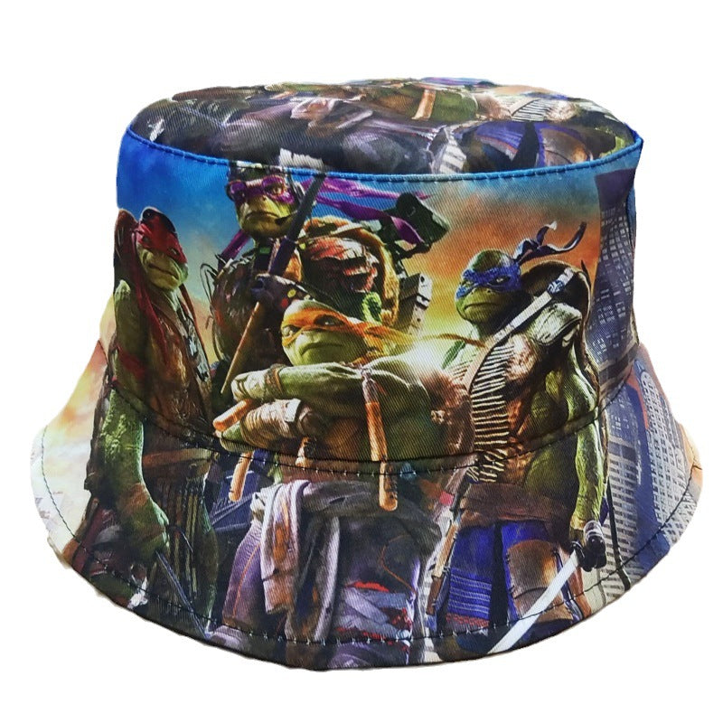 Casual Anime Printed Bucket Hat