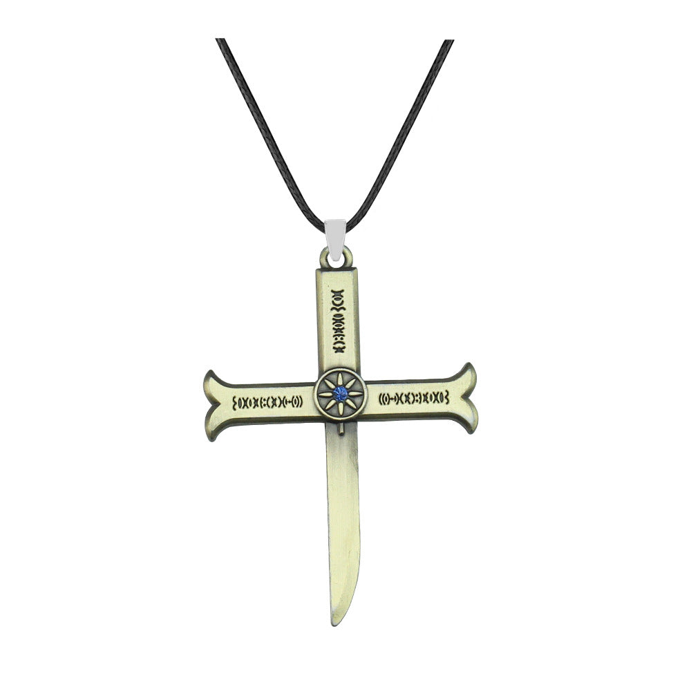 Cool Sword Cos Necklace Keychain Pendant