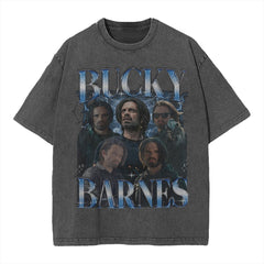 Unisex Retro Bucky Yelena Washed Loose Top