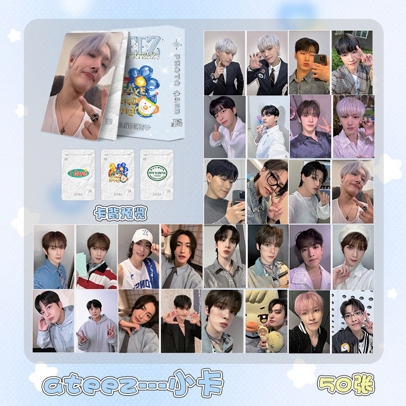 55 KPOP Album Lomo Cards