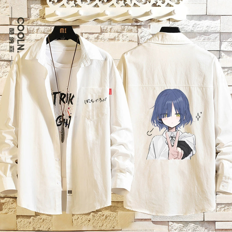 Unisex Anime Yamada Long Sleeve Shirt Thin Jacket