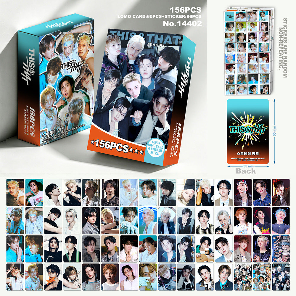 SKZ THIS & THAT Photocards + Stickers (156pcs)