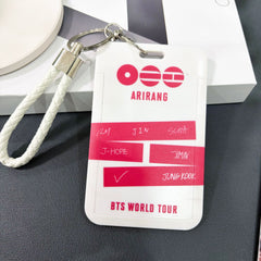 BANGTAN Card Holder Keyring