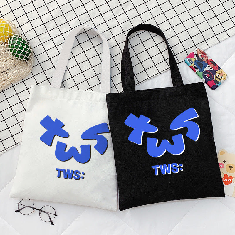 KPOP LOGO Canvas Tote Bag