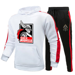 Men's Game Color Block Hoodie Sweatpants Set