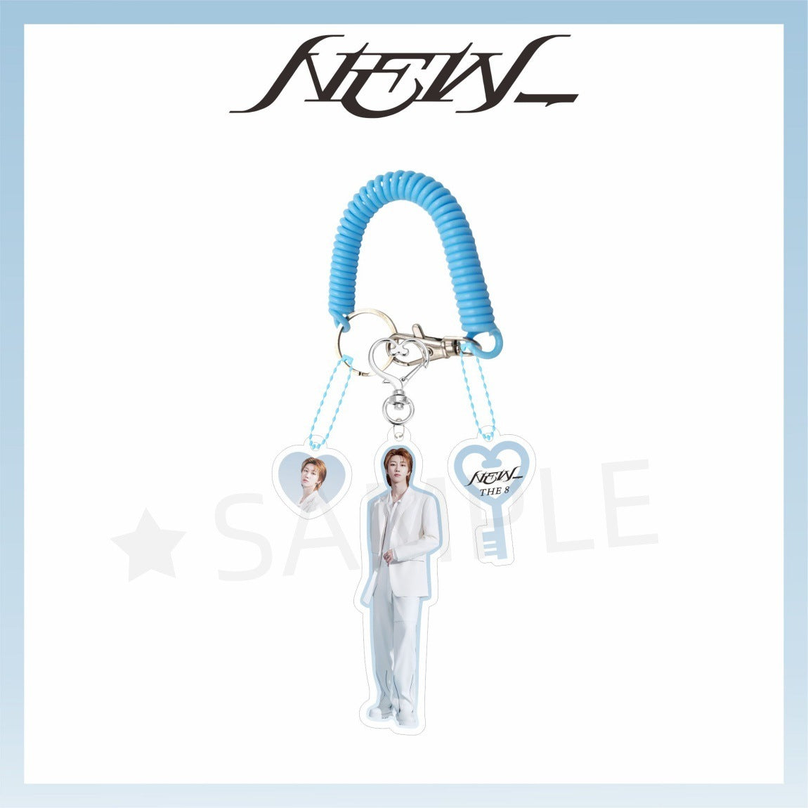 SEVENTEEN Elastic Rope Acrylic Keychain