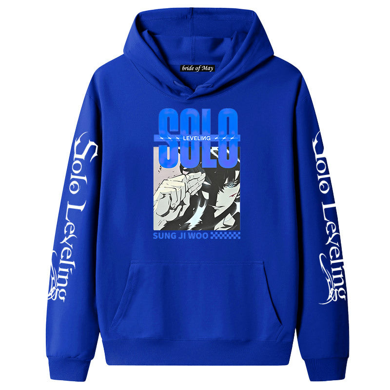 Unisex Manga Pattern Loose Hoodie