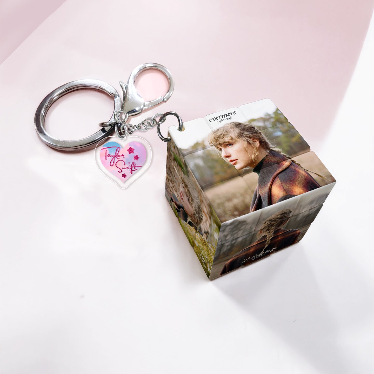 Taylor Rubik's Cube Pendant Keychain