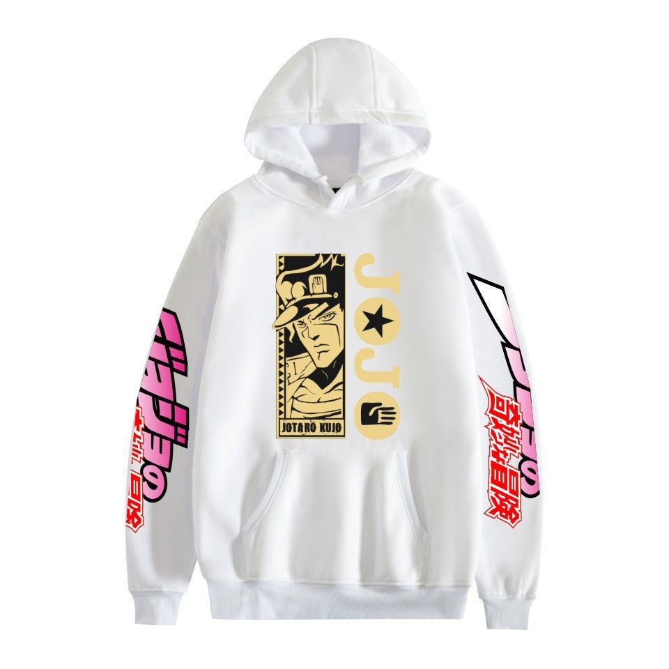 Unisex JOJO Anime Printed Pullover Hoodie