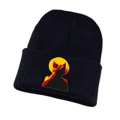 Leisure Anime Print Knitted Hat