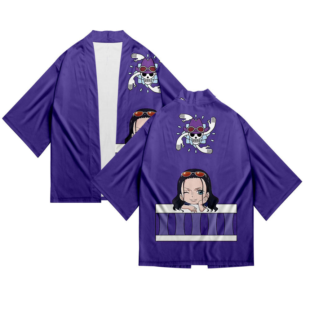 Zoro Anime Digital Print Kimono Cloak