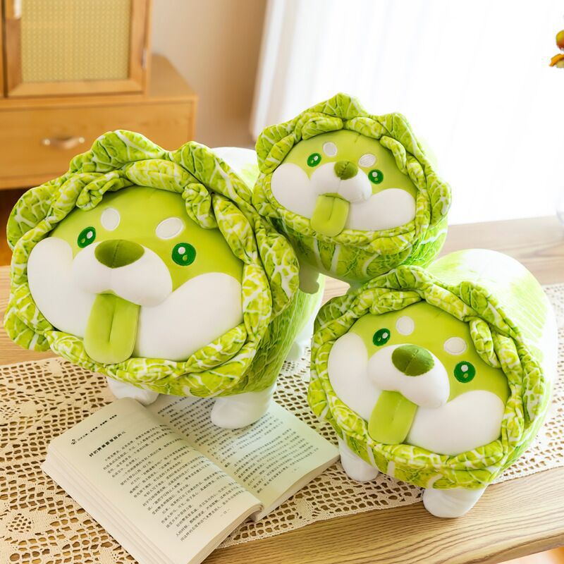 Cute Japanese Vegetable Dog Plush Toy