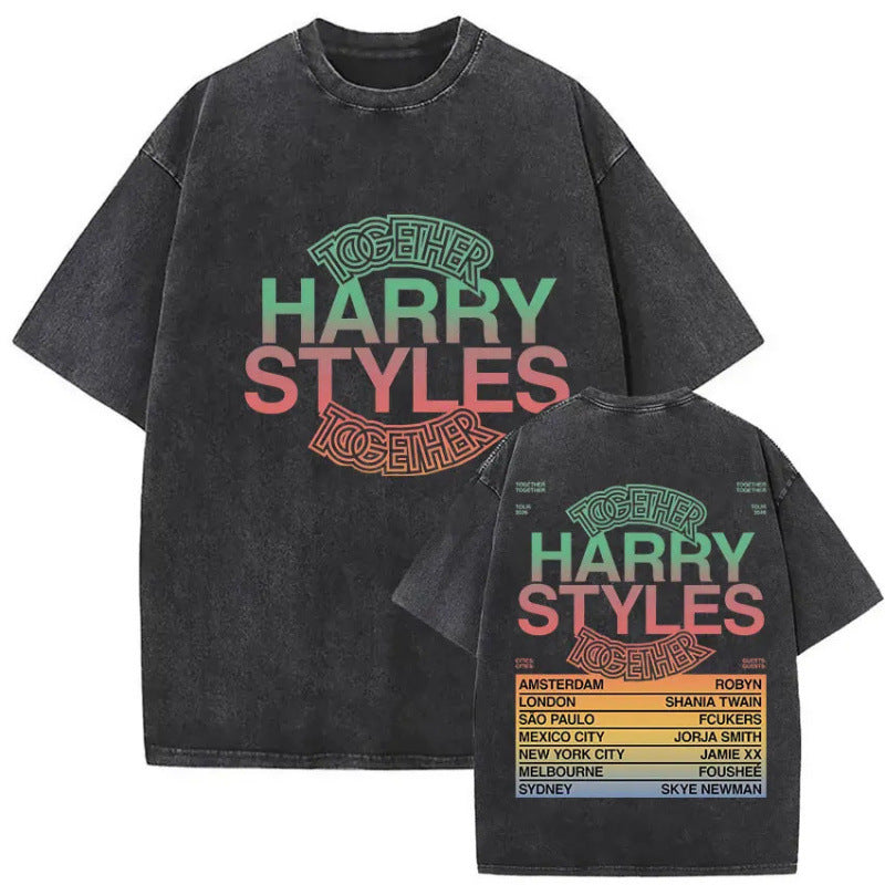 Vintage HS Graphic Cotton Washed T-shirt