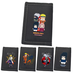 Kakashi Anime Folded Zipper Wallet