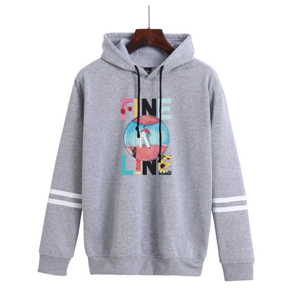 Unisex Casual Harry FINE LINE Loose Hoodie