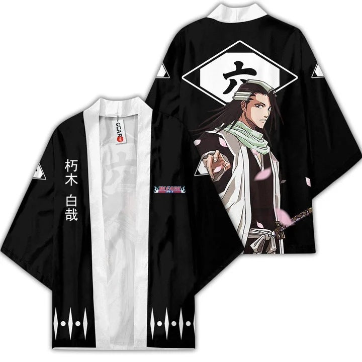 Kurosaki Ichigo Cos Cardigan Kimono Cape
