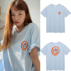 SeulGi Graphic Cotton Short-sleeved T-shirt