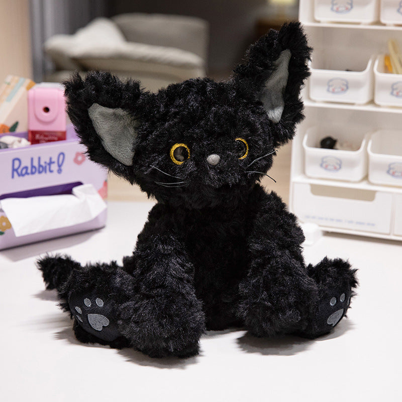 Black Cat Plush Toy Doll