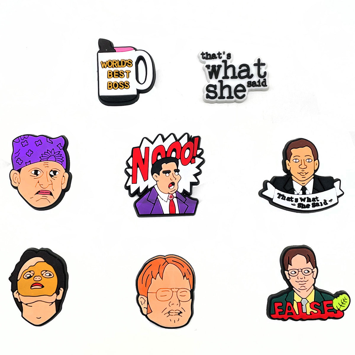 The Office Croc Charms