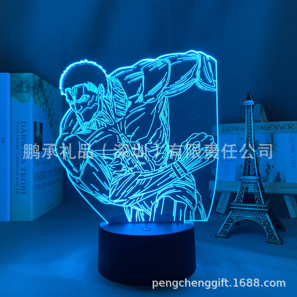 Colorful Anime Acrylic 3d Night Light