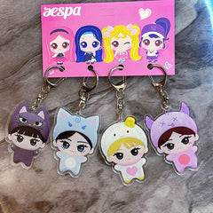 AE Doll Acrylic Pendant Keyring Set