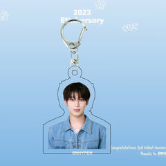 Kpop ID Photo Transparent Acrylic Keychain