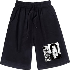 Casual Men's Anime Print Loose Sports Shorts