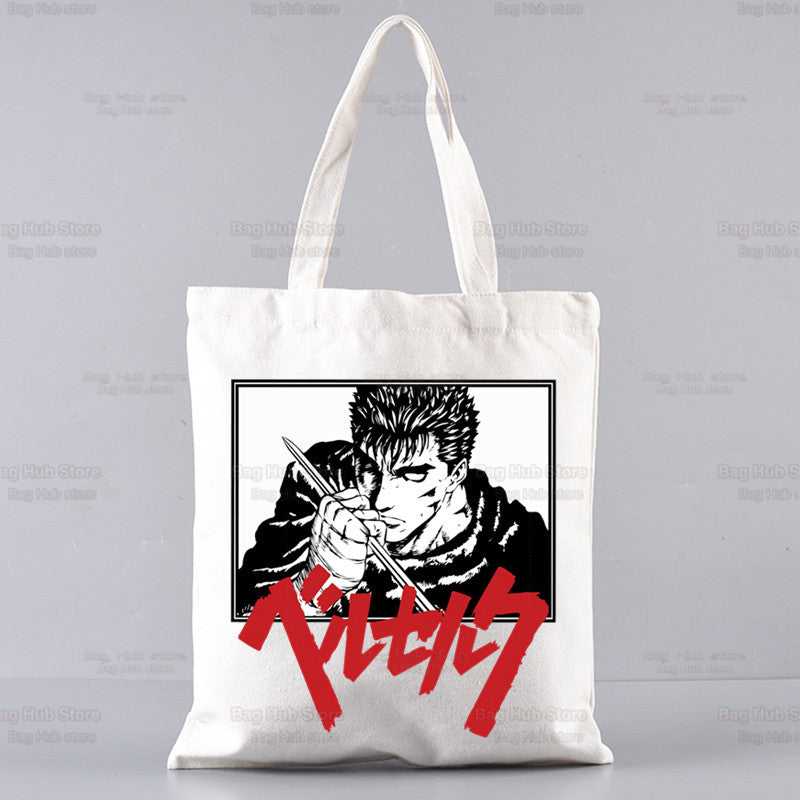 Guts Anime Printed Canvas Tote Bag