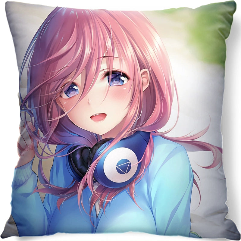 Nakano Anime Throw Pillow