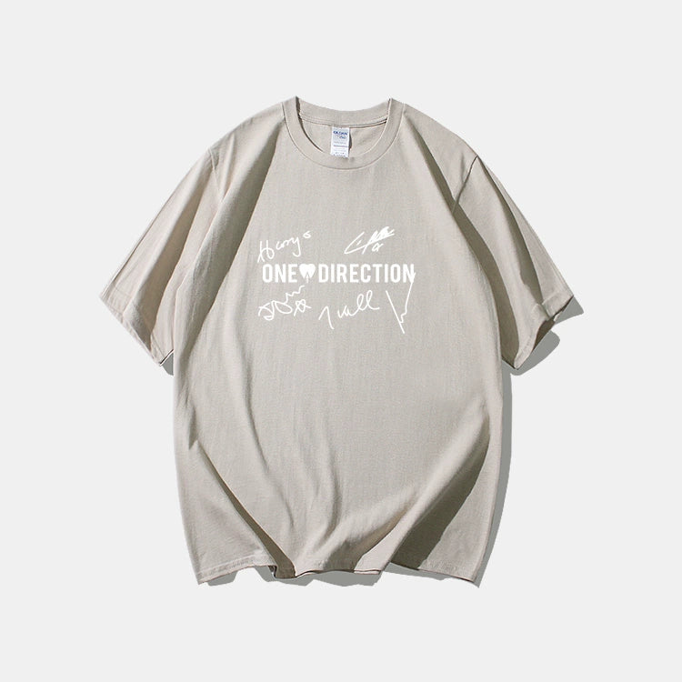 1D Signature Short Sleeve Crew Neck T-Shirt