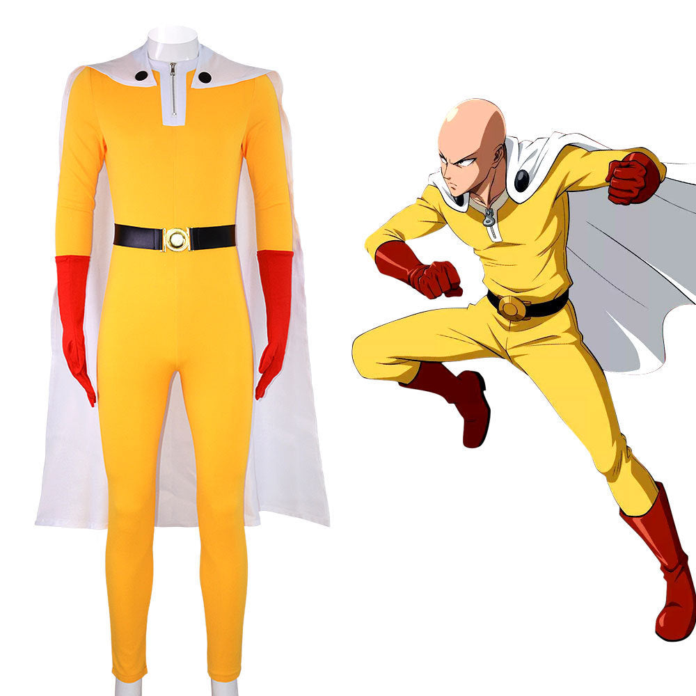 Saitama Anime Cosplay Costume Set
