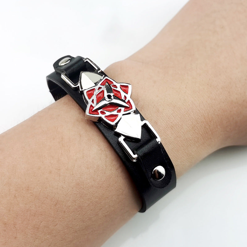 Punk Anime Leather Bracelet