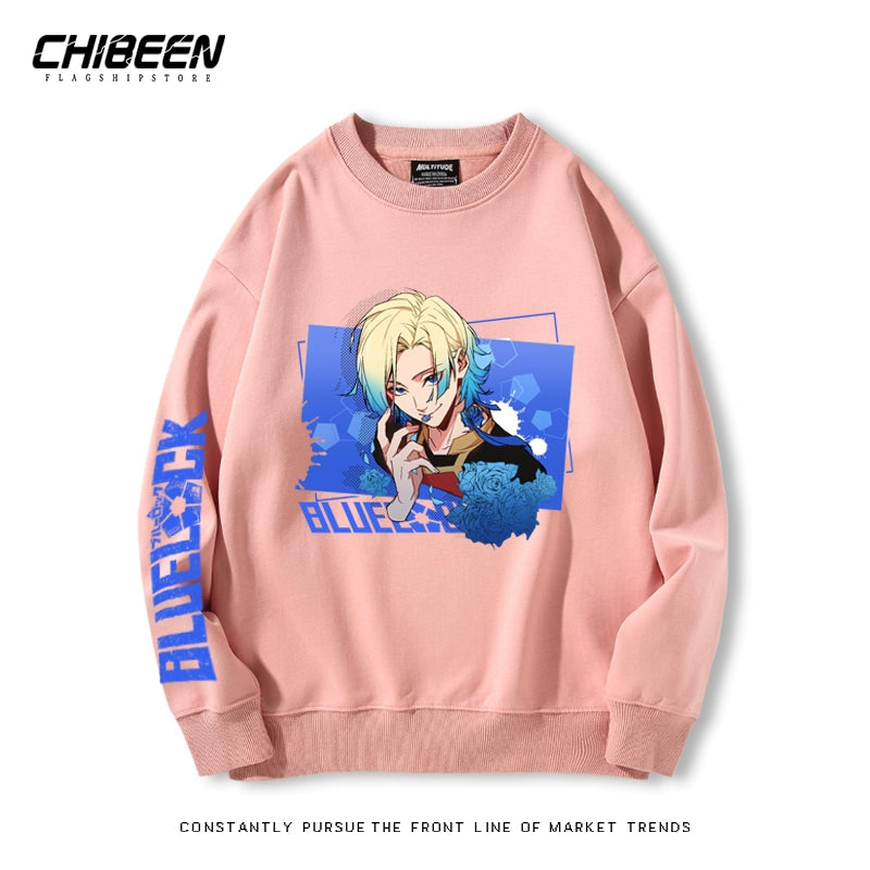 Cute Anime Graphic Crew Neck Sweatshirt