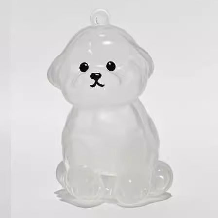 Cat Pup Capsule Keychain Pet Hair Storage Pendant Lab