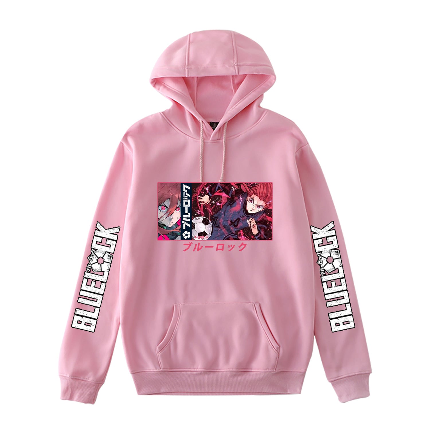 Casual Anime Pattern Print Pullover Hoodie