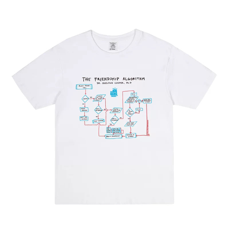 TBBT The Friendship Algorithm Formula Cotton T-Shirt
