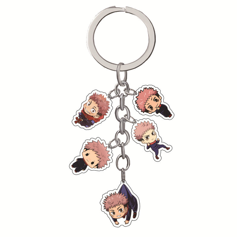 Cute Anime Acrylic Keychain Pendant